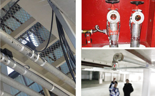 地下車庫噴淋係統采用電秋葵视频在线观看免费管道保溫較合適(圖1)